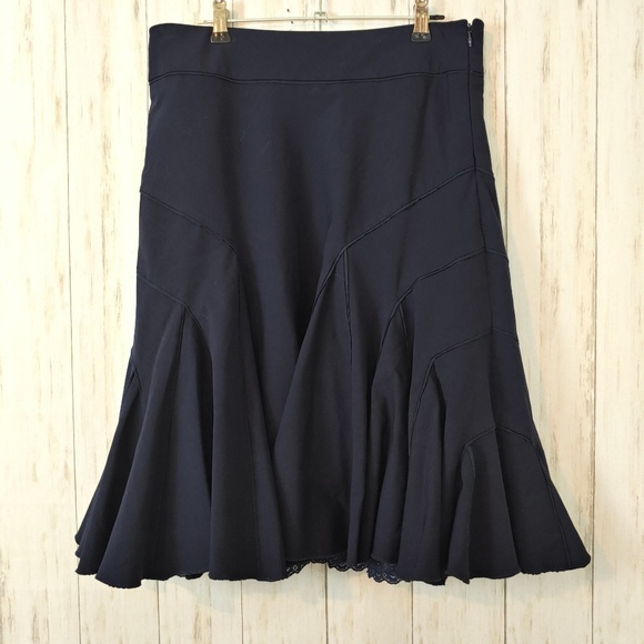 ANTHROPOLOGIE Odille Ruffle Skirt Size 6 - Picture 1 of 4